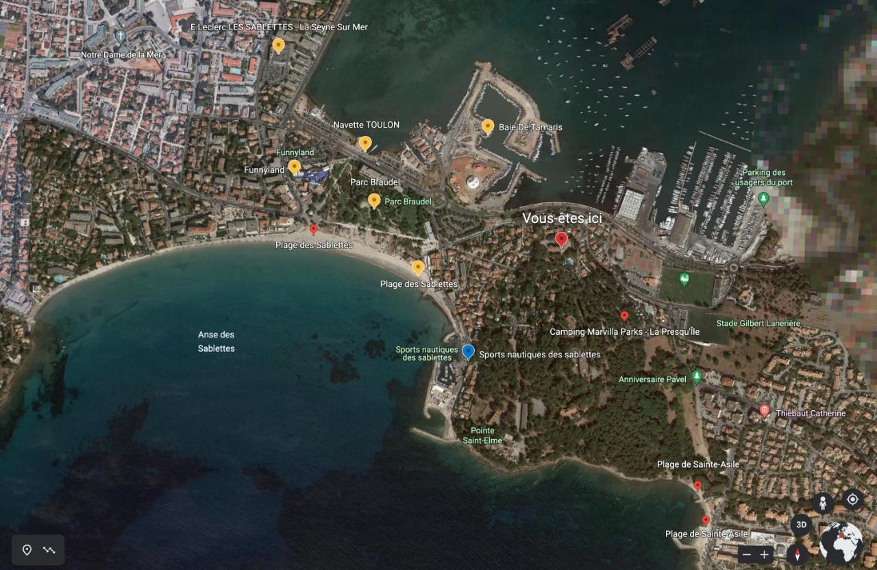 T1 avec Piscine à 300m des Plages pour 4 personnes - Résidence SAINT ELME La Seyne-sur-Mer Exterior foto